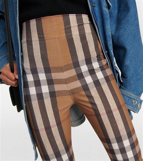 burberry monogram print leggings|Burberry vintage check leggings.